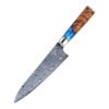 Fangzuo New Product 8 Inch Professional 67 Layers Damascus Steel Damast Kitchen Knives Japanese Chefs Knife with wood handle 3