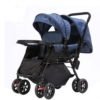 2020 Hot seller portable folding Twin pram Double Seat Baby Stroller and Two Kids Baby Buggy for Travel System 3