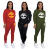 sport wear suit two piece set sweat nice design tracksuit jogging running fitting pencil pants FM-A6293 3