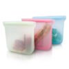 High Quality Reusable Children Sandwich bag Silicone Food Storage Bag 3