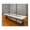 Meeting Room Table Luxury Modern Design Office Smart Small Rectangle Shape White Corian Marble Quartz Stone Top Meeting Table 3