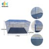 guangzhou custom thick wire small mini cage for macaw cockatiel parrot breeding house foldable bird cage for parrot 3