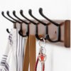 Creative Hanger Kitchen Rack Metal Coat Mount Wooden Wall Hook for livingroom 3