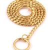 Kingtale pitbull Giant Choke Chain Collar snake gold dog chain collar for dogs 3