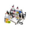 desktop round semi automatic labeling machine for honey jar with date coder 3