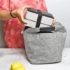 5 compartment bento box 2 layer Portable Japanese lunch box with bag 3