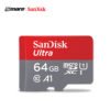 Wholesale 100% SanDisk QUNC memory card 64GB 128GB 256GB 200GB 16GB 32GB Micro TF SD Cards A1 Ultra Class 10 U1 U3 HIGH SPEED 3