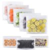 PEVA biodegradable food grade travel snack ziplock freezer bag zipper preserving bags for food 3
