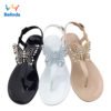 Summer Fashion Women Flat Shoes Latest Simple Butterfly Lady Sandal 3