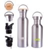 GS002 BPA free no minimum 500ml 18/8 304 single wall stainless steel bamboo cap stocked sport bottle 3