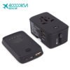 SW6206 Universal 4 in 1 2USB CE 2.4A Multi-functional World Travel Plug Adapter with 5000Mah Power Bank 3