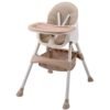 2020 Hot Sale Multi-function Aluminum tube Child Plastic High Baby Safety Chair For Feeding 3