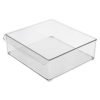 Refrigerators and Freezers Kitchen Clear Plastic Stackable Plastic Fridge Container Organizer Bins with Drawer 3