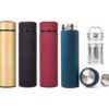 Double Wall Stainless Steel Durable Wholesale Thermos Water Bottle Insulated Drink Bottle With Tea Infuser 3