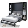 New design furniture bed with storage cabinet murphy bed folding bed with sofa 3