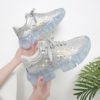 Transparent Crystal Sole Glitter Fashion Casual Sport Shoes Sneakers for Women 3