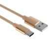 New Wholesale 1M 2.1A Fast Charging Nylon Mobile Phone Data Android Mini Type C Type-C Micro USB Cable For Samsung Iphone 3