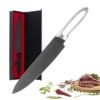 High quality New design black stainless steel chef knife 8 inch professional kitchen knife for kitchen 3