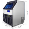 Commercial Ice Maker Auto Clear Cube Ice Making Machine 120 kg/265 lb 3