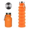 2019 Private Label BPA Free Collapsible Water Bottle Silicone Folding Water Bottle 3