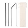 Custom Eco Friendly Stainless Steel Drinking Metal Straw Set With Case 3