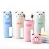 Wheat straw toothbrush cup case cartoon bear cove rportable for travel 3
