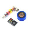 Free Shipping Bob Marley With Screens Plastic Grinder Metal Smoking Pipe Kit 3