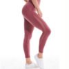 Latest most hot selling wholesale women sexy athletic wear plus size mesh leggings 3