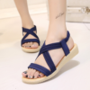 flat sandals women comfortable ladies summer sandals for beach roman elastic sandals for women 3