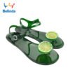 High Quality Flat Jelly Beach Summer Wholesale Women PVC Flip Flop Sandal 3