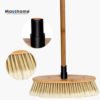 Masthome High Quality Bamboo Material Soft Bristle Super clean Broom 120 Long Handle Cleaning Bamboo Broom 3