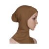 Soft Muslim Full Cover neck Inner Women's bonnet Islamic Underscarf cotton modal hijab caps 3