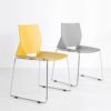 New design clear plastic modern dining chairs 3
