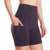 Wholesale Sports Pocket Shorts Breathable Tight High Waist Elastic Dry Fit Biker Shorts Women 3