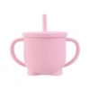 Eco Friendly Infant Training Cup Spill-proof Silicone Kids Sippy Cup 3