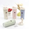 Eco friendly no leakloof protein shaker wheat straw water bottle with logo 450ml 3