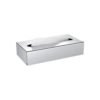 Cuboid Multifunctional Mirror Finished 304 Stainless Steel Wall Mounted Table Napkin Tissue Box 3