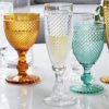 Exquisite goblet glass court style wine glass 3