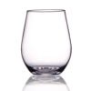 Elegant and Practical Unbreakable Stemless Plastic Wine Glass Shatterproof Tritan Cups 3