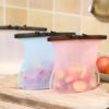 Best Seller Silicone Reusable Fresh Sealed Storage Silicone Food Bag Wholesale 3