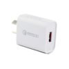 Hot Sale Au Plug Phone Charger Qc 3.0 Usb Travel Wall Quick Fast Charger Au Plug Wall Charger 3