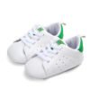 New Leather Fashion Simple PU Baby Prewalker Shoes Unisex 3