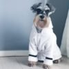 Hot Selling Comfortable Pet Puppy Soft Autumn Winter Dog Bathrobe pajamas 3
