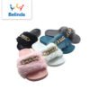 Slippers Women Wholesale Lady fashion shoes Mink Sandals Fur Slides 3