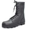 Custom Made Genuine Leather Nylon Canvas Army Combat Military Jungle Boots 3