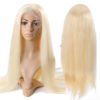 Best quality 613 virgin human HD film lace swiss lace frontal blonde wig 120% 130% 150% 180% cuticle aligned hair,blonde pelucas 3