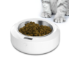 2019 New Product 1Kg 2G Digital Smart Pet Feeder White Stainless Steel Pet Food Bowl Pet Bowl Scale 3