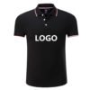 Wholesale Unisex Solid Color Polo Shirt Custom Printing Men Short Sleeve Cotton Shirt Casual Golf Polo T Shirt 3