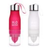 Promotional white hydrogen water bottle h2o fruit infuser water bottle 3