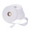 40mm*200M white color blank nylon taffeta label tape fabric clothing printable wash care label 3